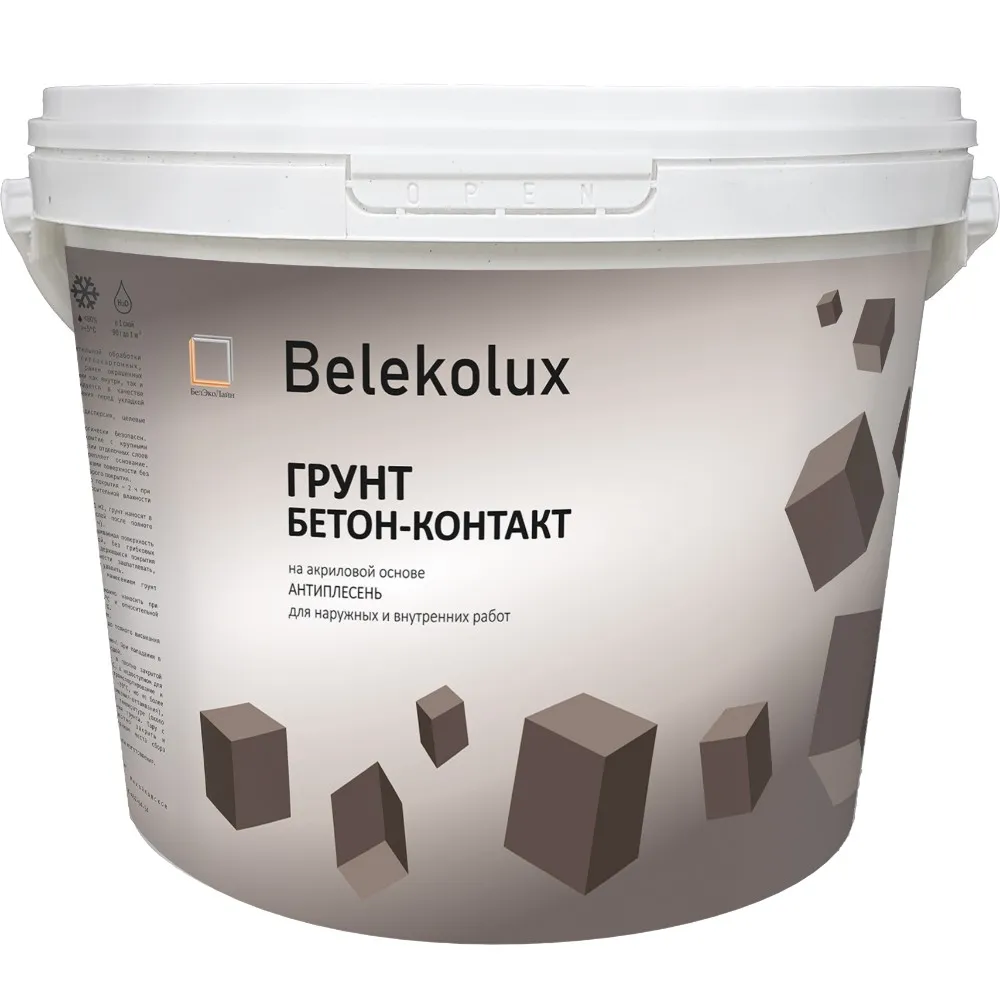 Грунт бетон-контакт BelEcoLux, 7кг (под.80шт)