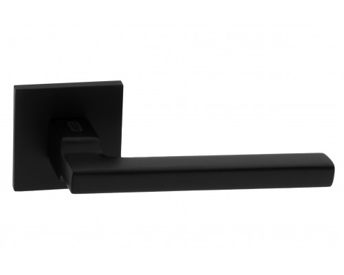 Ручка на квадр. накладке А-522 BLACK, черный матовый (WS)